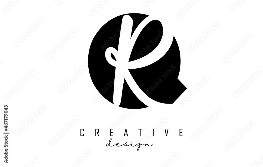 Letters QR Logo with a minimalist design. Letters Q and R with geometric and handwritten typography. Letters QR Logo with a minimalist design. Letters Q and R with geometric and handwritten typography.