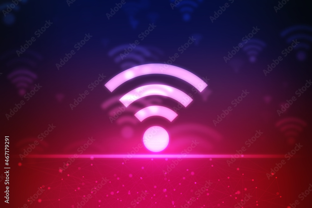2d illustration WiFi symbol sign
2d illustration WiFi symbol sign