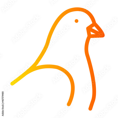 pigeon gradient icon