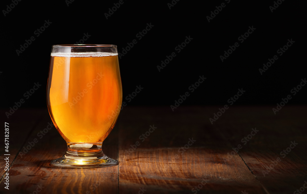 glass full of beer without foam glass full of beer without foam