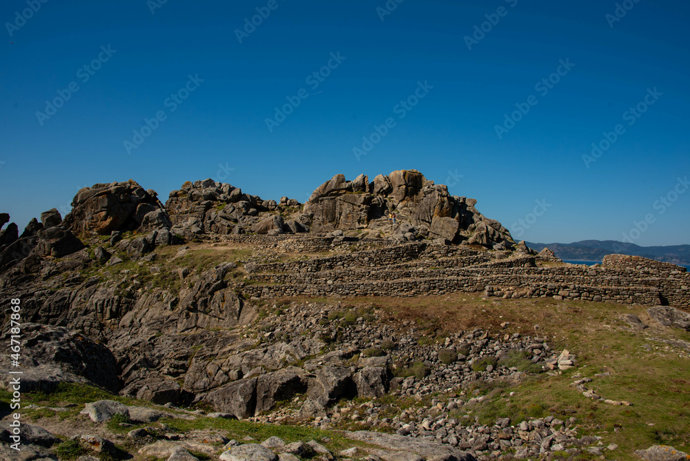 Castro de Baroña, Galicia, España