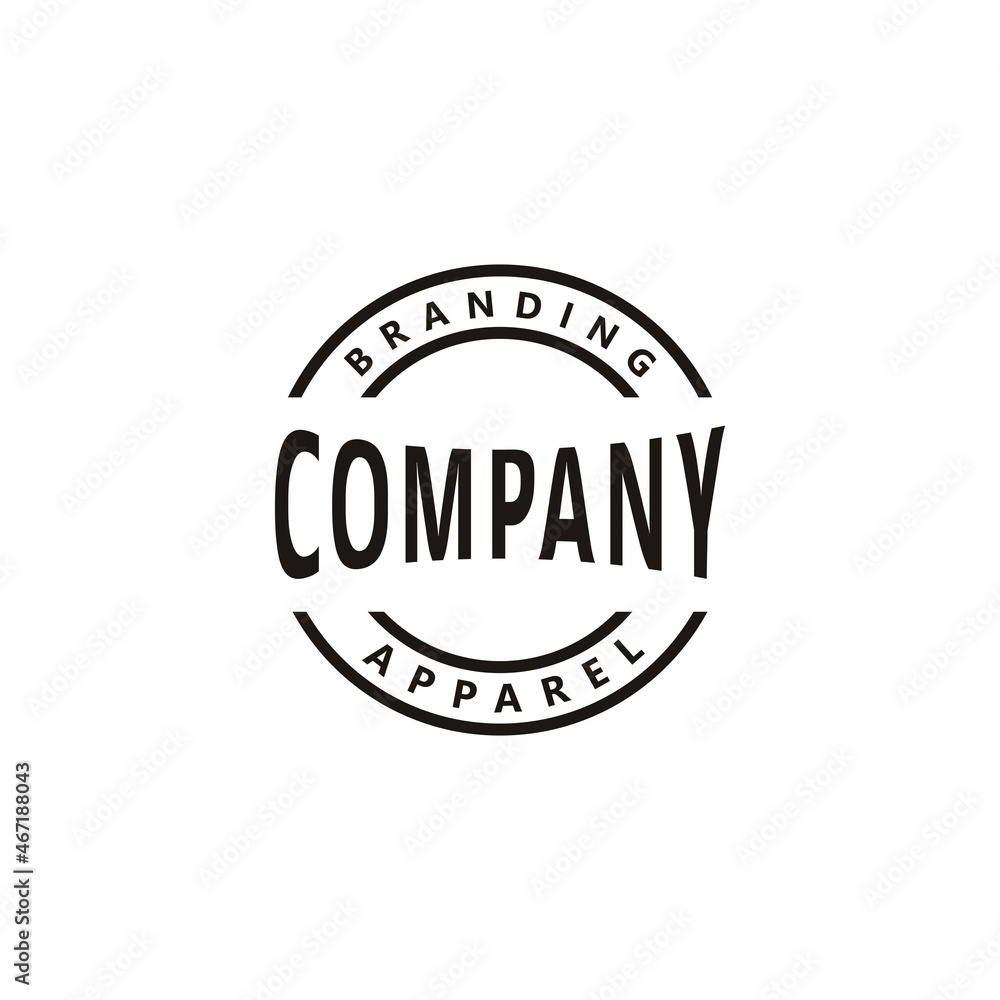 Vintage Company Logo Template. Classic Vintage Retro Label Badge logo