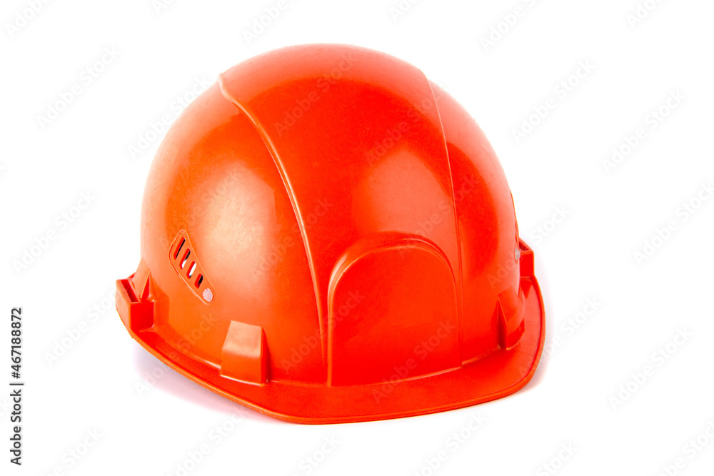 protective work helmet on a white background protective work helmet on a white background
