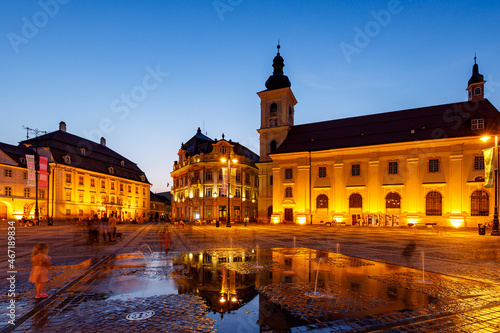The city of Sibiu in Romania