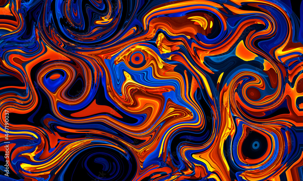 Multicolor abstract illustration. Multicolor abstract illustration.