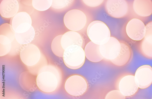 Blurred picture of lights, abstract party background.
