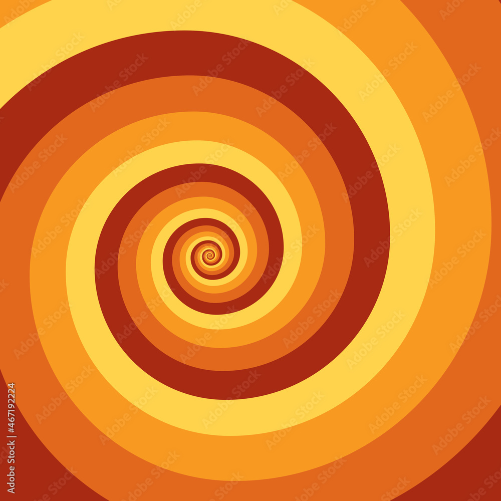 Artistic spiral shape. Vector drawing Artistic spiral shape. Vector drawing