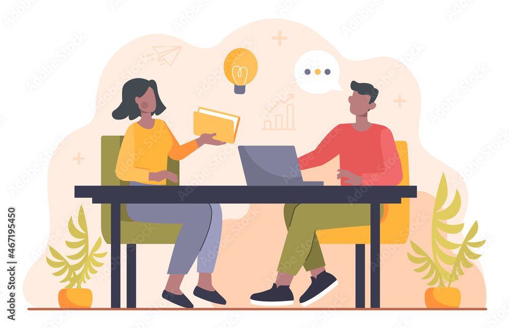 Business team discussing Business team discussing