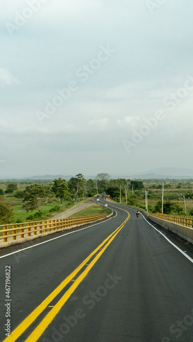 Landscape on the road from Cartagena - San Onofre. Colombia.