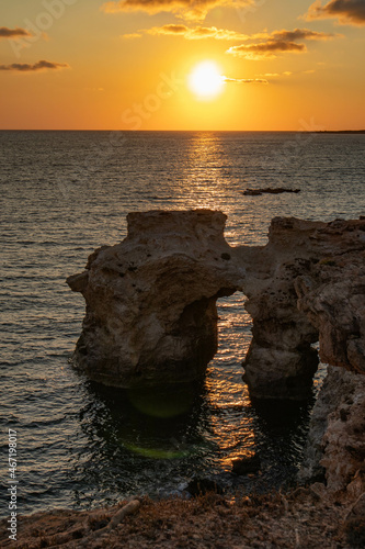 Arco naturale di S'anea Scoada, comune di San Vero Milis, provincia di Oristano, Sardegna photo