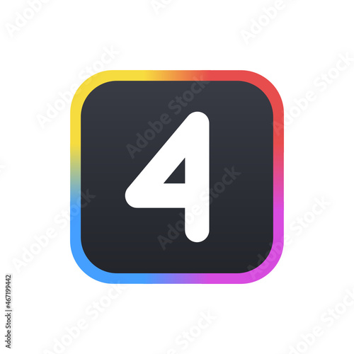 Four - Sticker