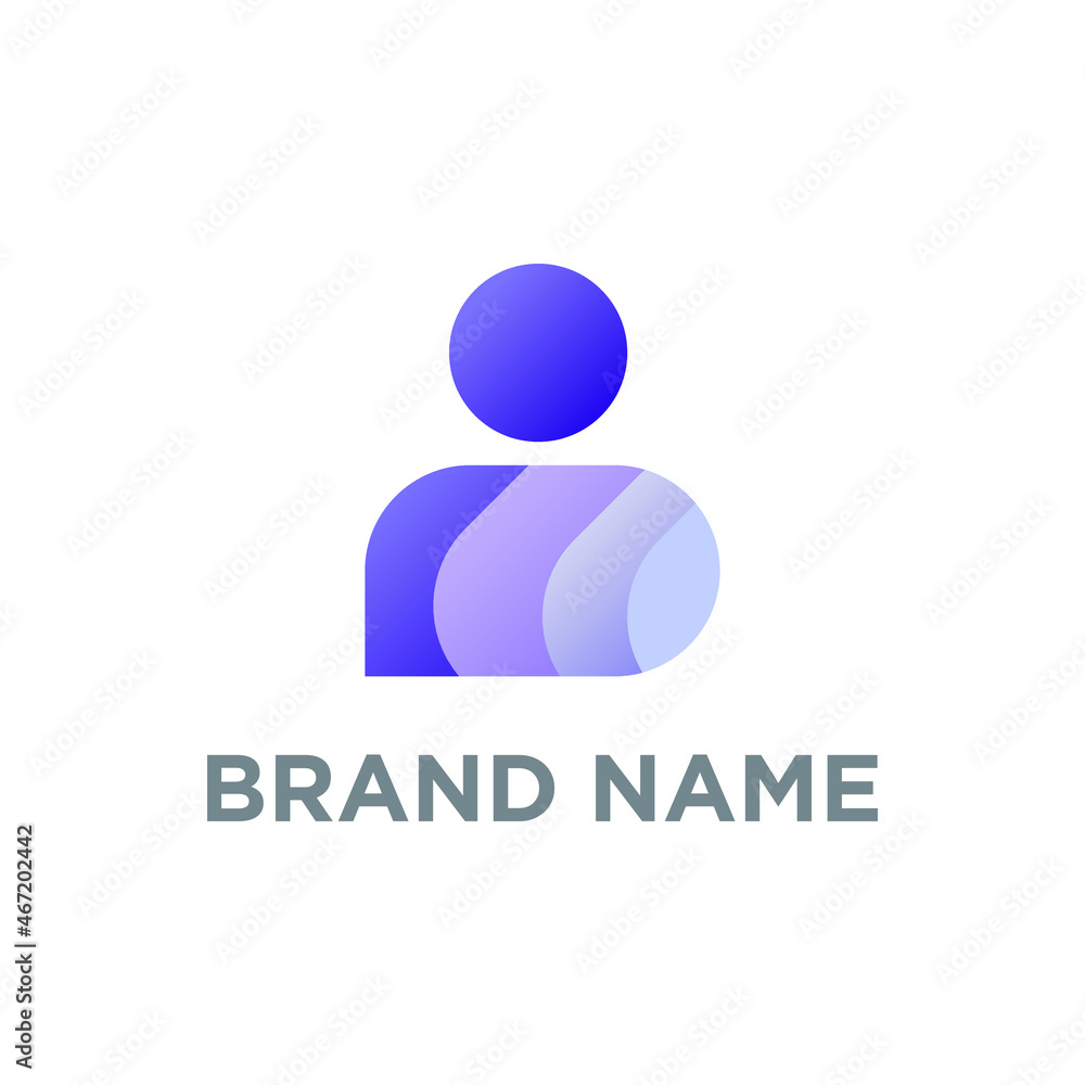 Contributor people family together human unity chat bubble logo Contributor people family together human unity chat bubble logo