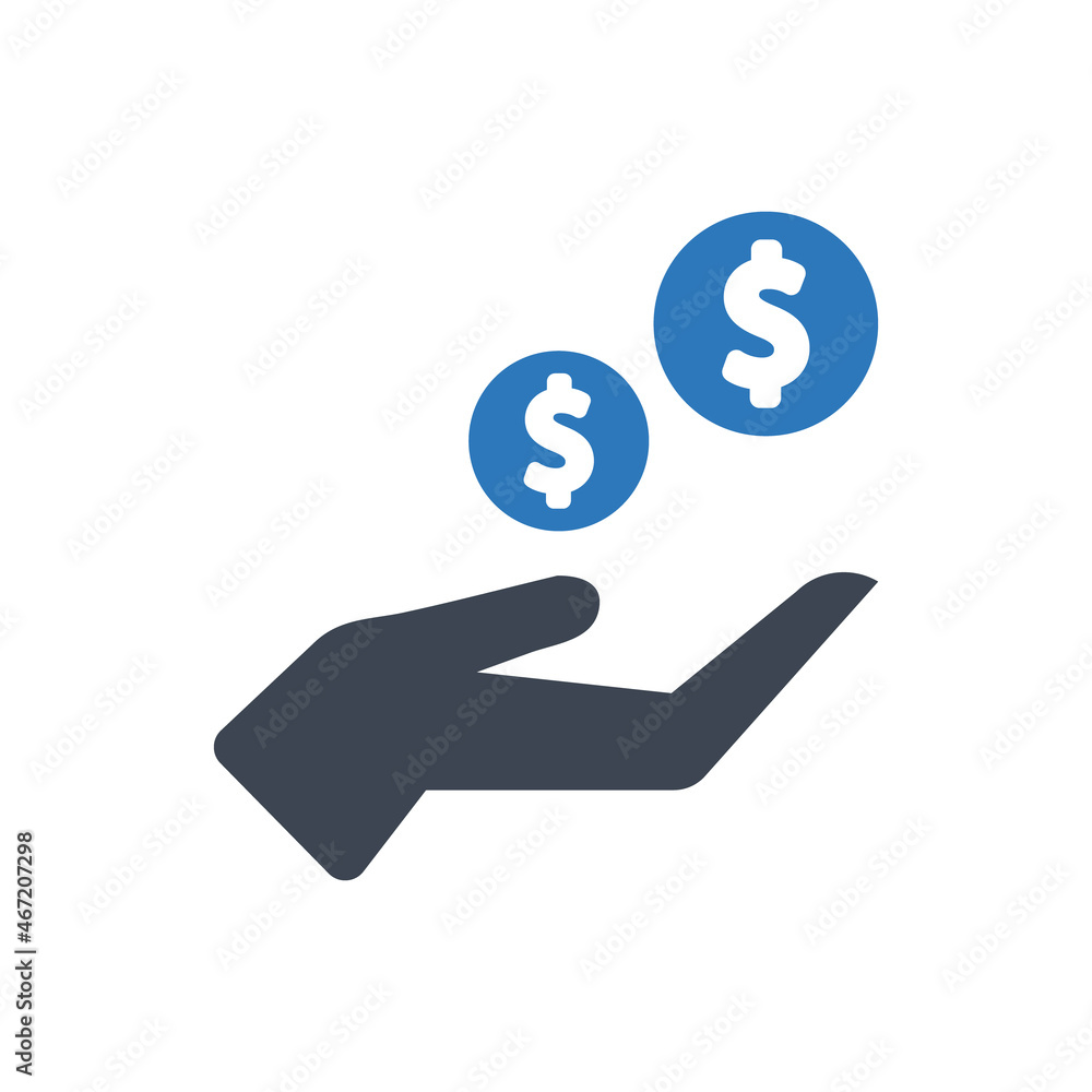 Income revenue icon Income revenue icon