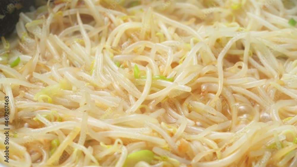 Bean Sprouts in Vinegar, Traditional Chinese Dish Bean Sprouts in Vinegar, Traditional Chinese Dish