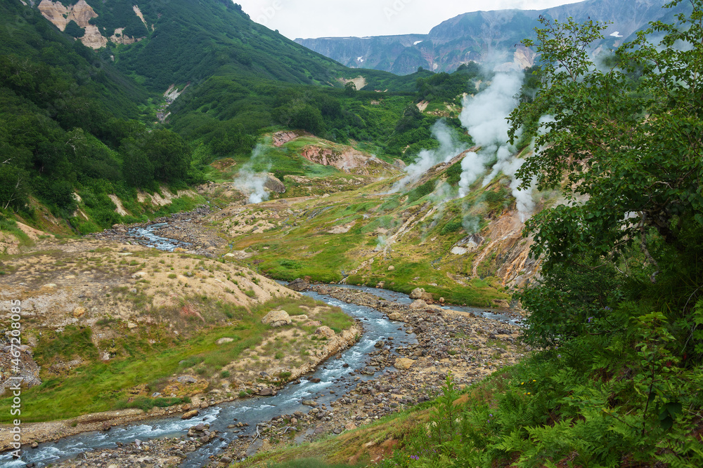 Fototapeta premium Valley of Geysers