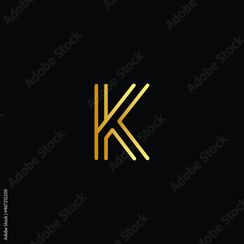 Initial Letter K Logo with Creative Modern Business Typography Vector Template. Creative Abstract Letter K Icon Logo Design