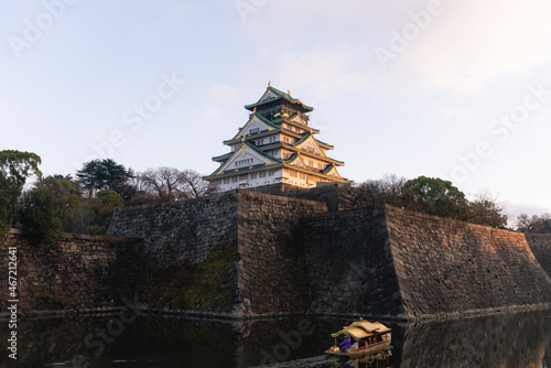 Exterior view of nagoya castle in nagoya, japan photo