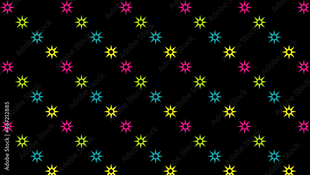 pattern with stars, gift wrapping