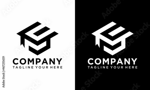 Square academic cap line icon, outline vector sign, linear style pictogram isolated on white. Mortarboard, Graduation symbol, logo illustration. Editable stroke. Pixel perfect vector graphics
