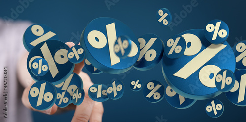 Seasonal sales background w...