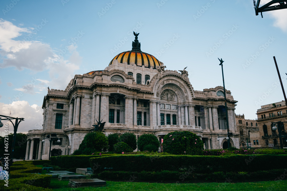 Palace of Fine Arts in Mexico City.