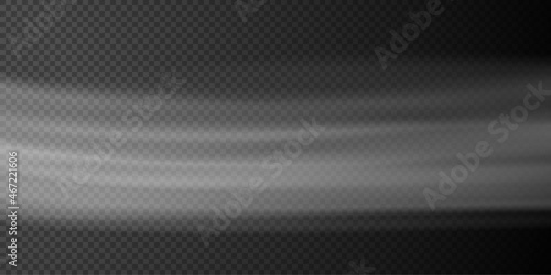 Vector isolated smoke PNG. White smoke texture on a transparent black background. Special effect of steam, smoke, fog, clouds.	