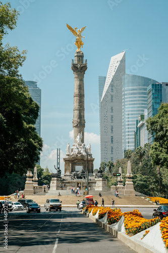 The Angel of Independence in Mexico City.
