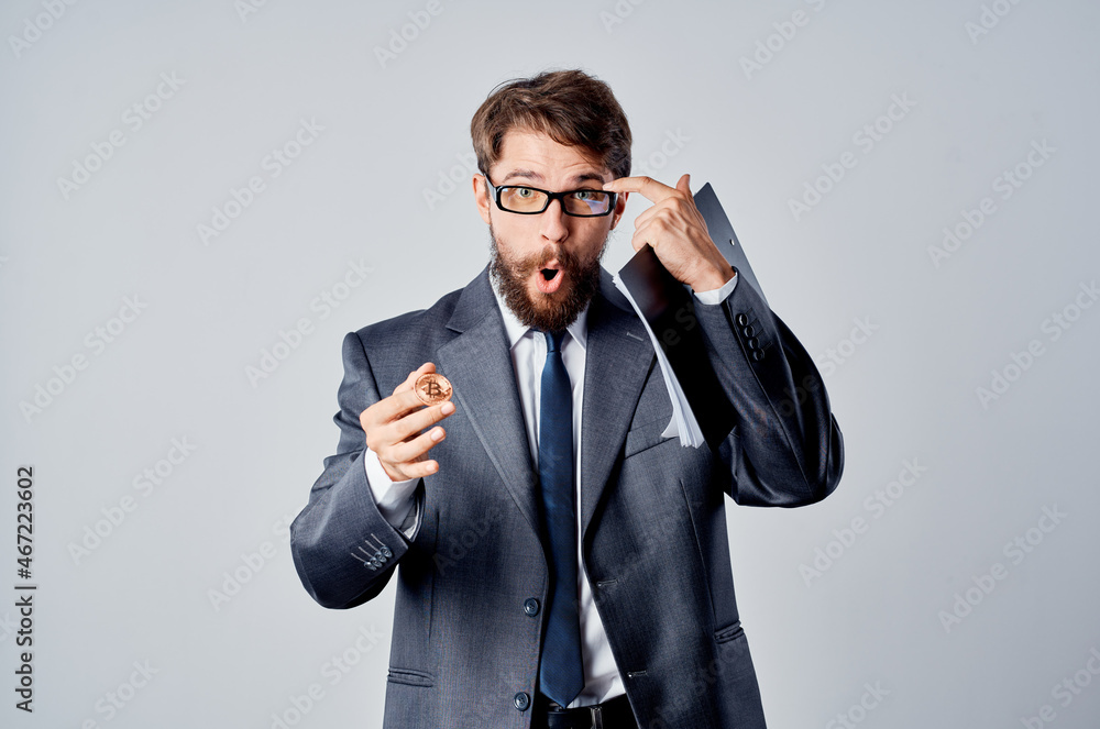 businessmen cryptocurrency in the hands of finance virtual money isolated background businessmen cryptocurrency in the hands of finance virtual money isolated background