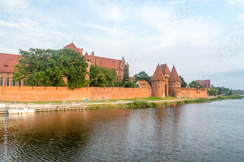 13th-century Teutonic castle and fortress located in Malbork, Poland.