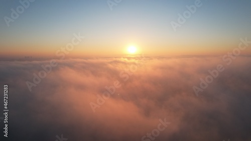 sunrise in the fog © Viacheslav