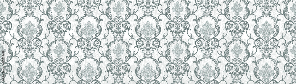Fototapeta premium Oriental vector damask patterns for greeting cards and wedding invitations.
