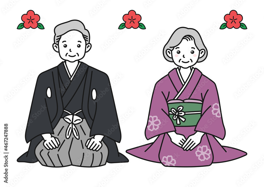 着物を着た男女の全身イラスト素材 お正月や結婚式など晴れの日の和装 Stock ベクター Adobe Stock 着物を着た男女の全身イラスト素材 お正月や結婚式など晴れの日の和装 Stock ベクター Adobe Stock
