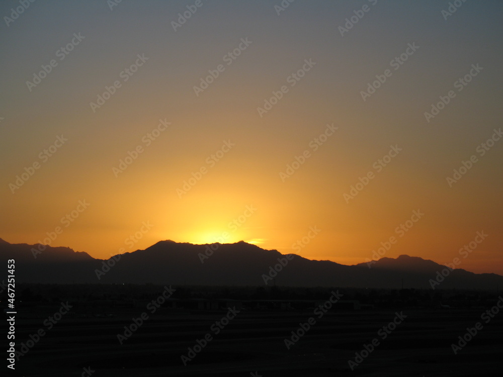 sunset over the mountains sunset over the mountains