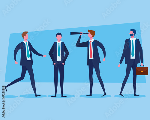 group of businessmen
