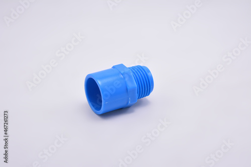 Blue pvc fitting male adapter used in water pipe connection