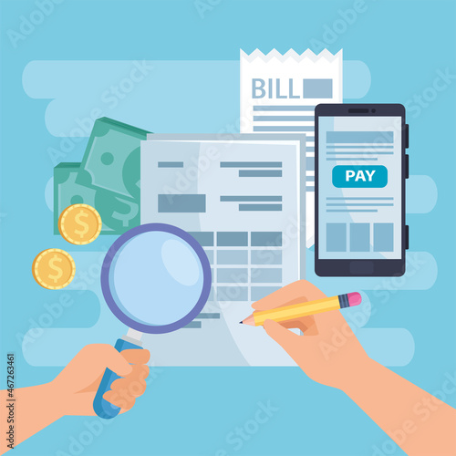 writing and searching finances