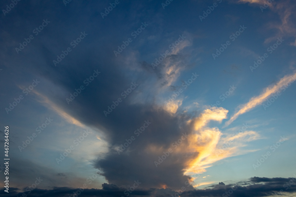 clouds in the sky