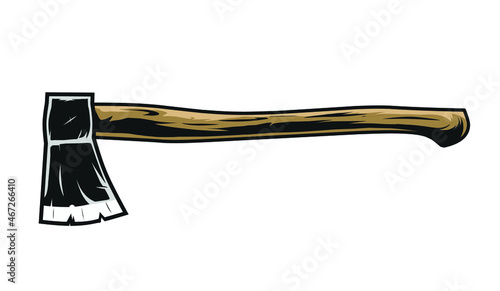 Axe Vector Design.This design can be used for design components. Can also be re-edited photo