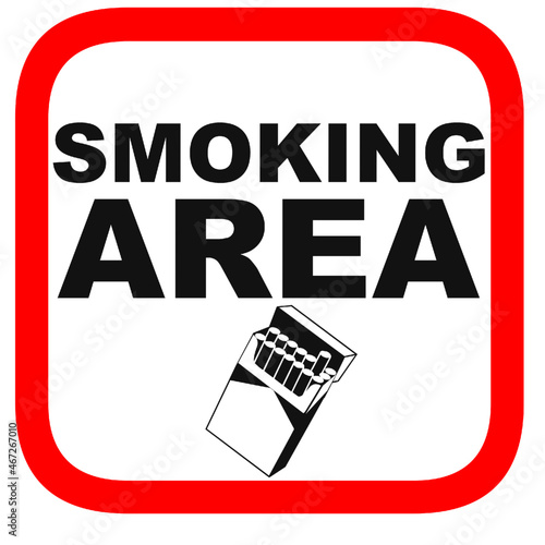 smoking area sign cigar cigarette smoke