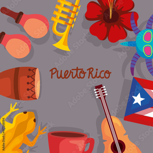 banner of puerto rico photo