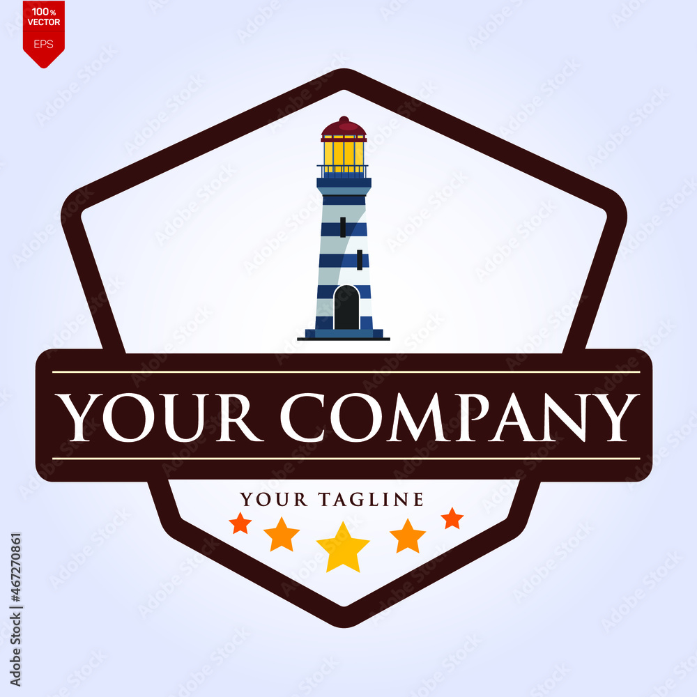 lighthouse logo design