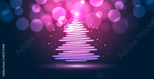 albero di natale, luce, sorpresa, magia, alberello	
