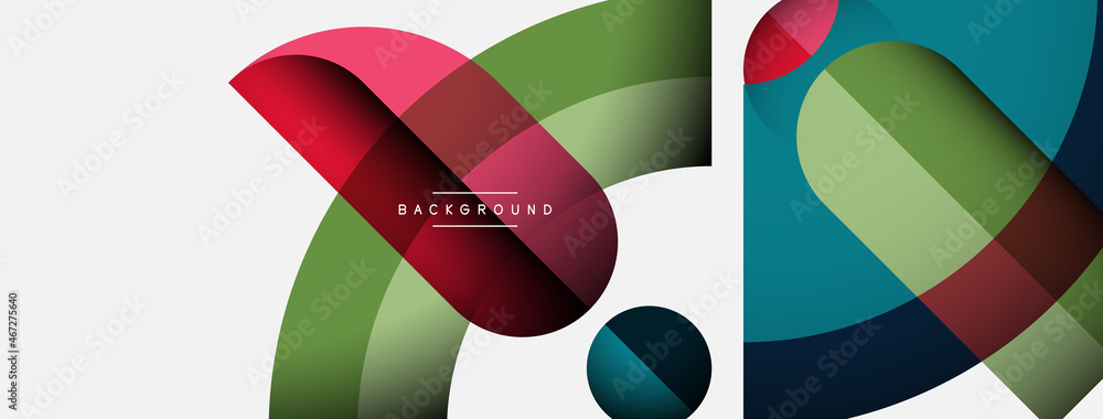 Trendy shapes, color minimal design composition, lines and shadows for wallpaper banner background or landing page Trendy shapes, color minimal design composition, lines and shadows for wallpaper banner background or landing page