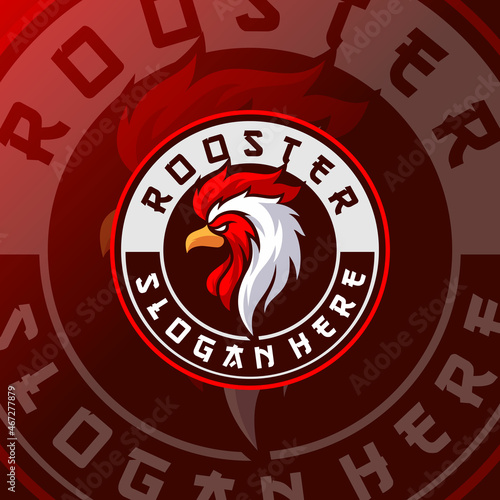 rooster logo template