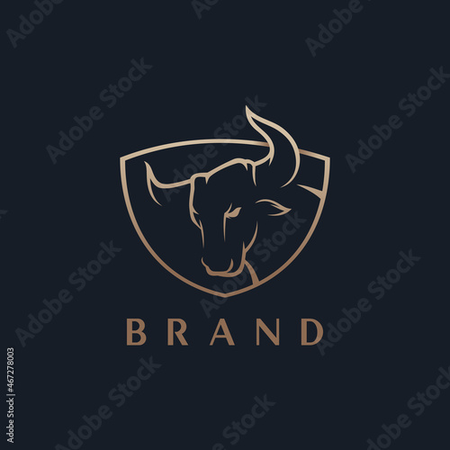 bull logo template
