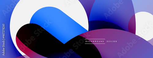 Circle abstract background. Vector illustration for wallpaper banner background card or landing page