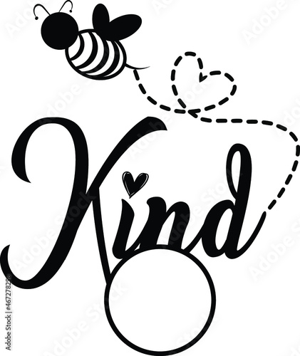 Принти на полотні bee kind