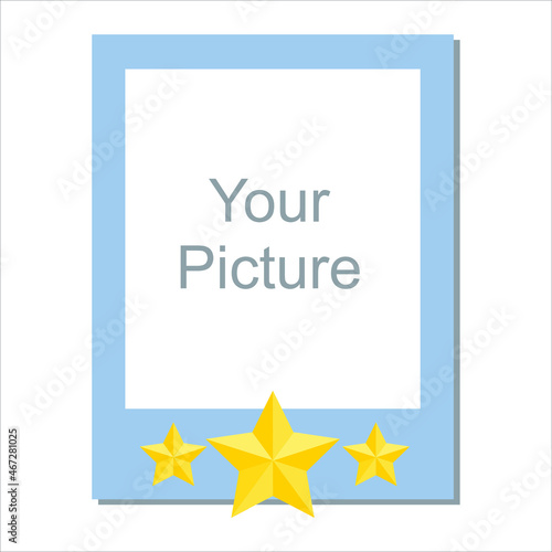 Photo Frame Design Template Vector