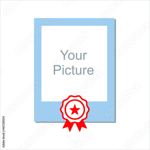 Photo Frame Design Template Vector