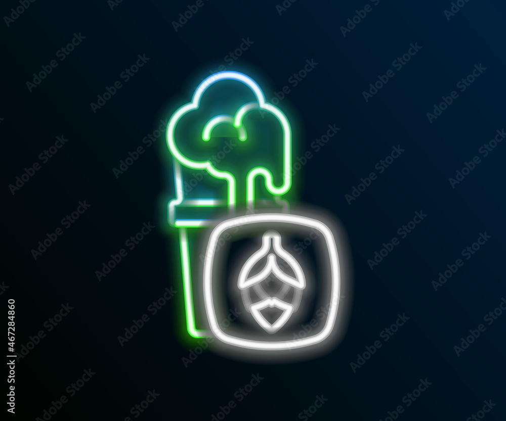 Glowing neon line Glass of beer icon isolated on black background. Colorful outline concept. Vector Glowing neon line Glass of beer icon isolated on black background. Colorful outline concept. Vector
